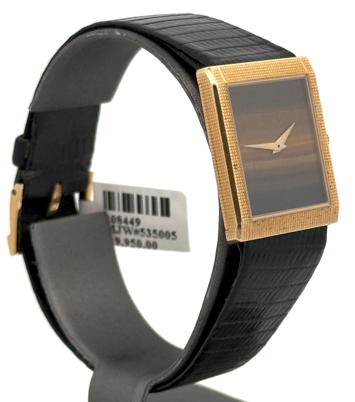 Vintage Piaget 9151 Solid 18K Yellow Gold Tiger Eye Dial watch 1968 (Pre-owned)