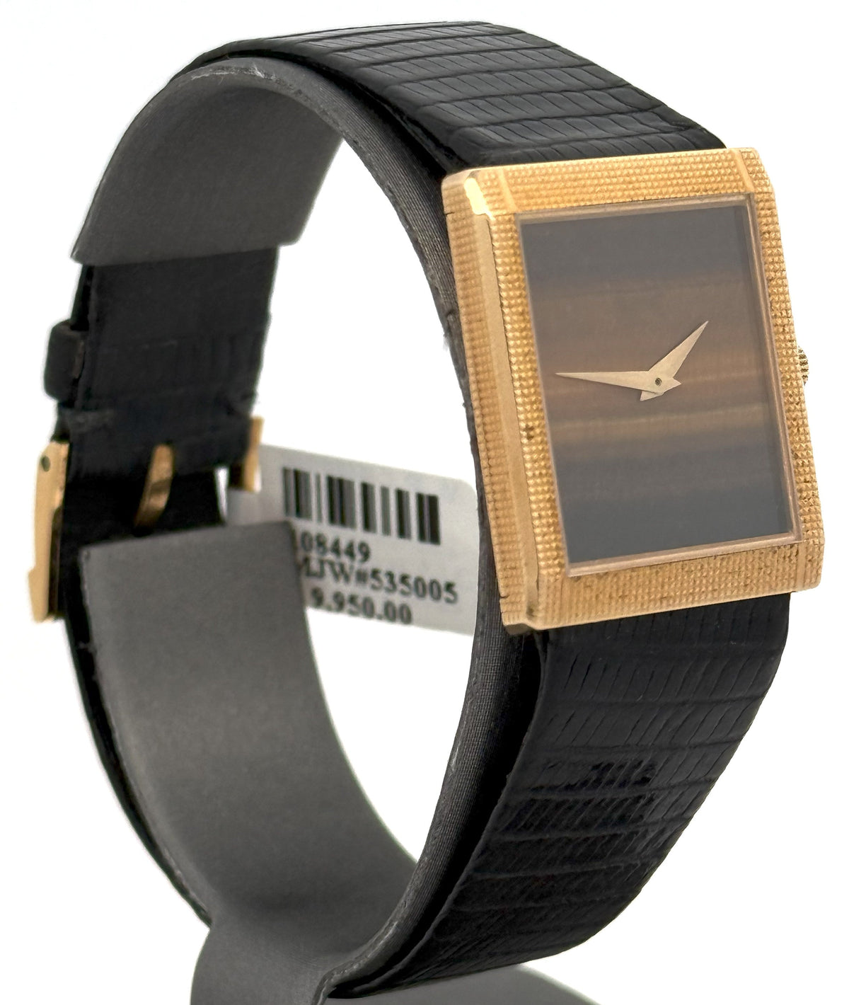 Vintage Piaget 9151 Solid 18K Yellow Gold Tiger Eye Dial watch 1968 (Pre-owned)