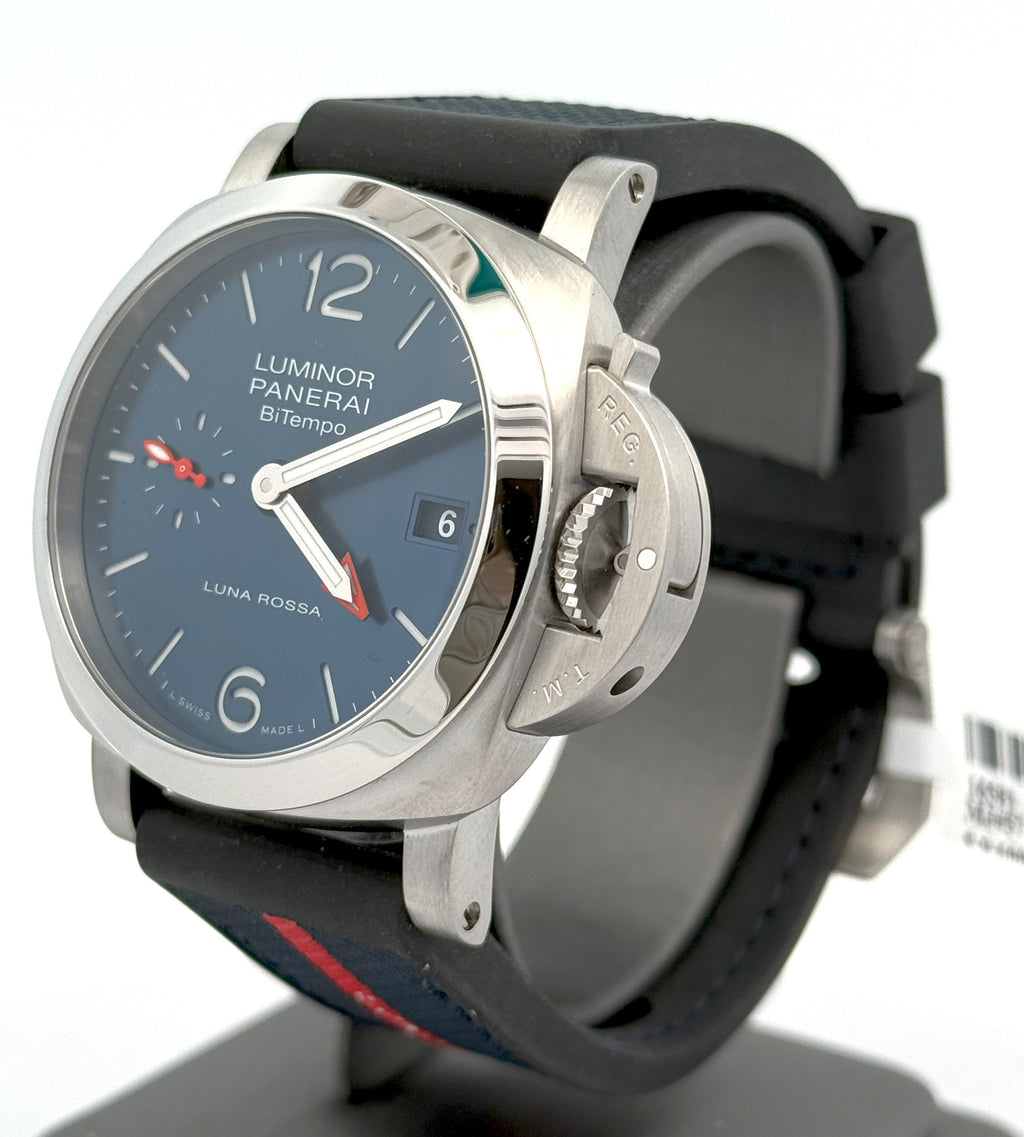 Panerai Luminor Quaranta BiTempo Luna Rossa - Pam 1404 - PAM1404 - Brand New!