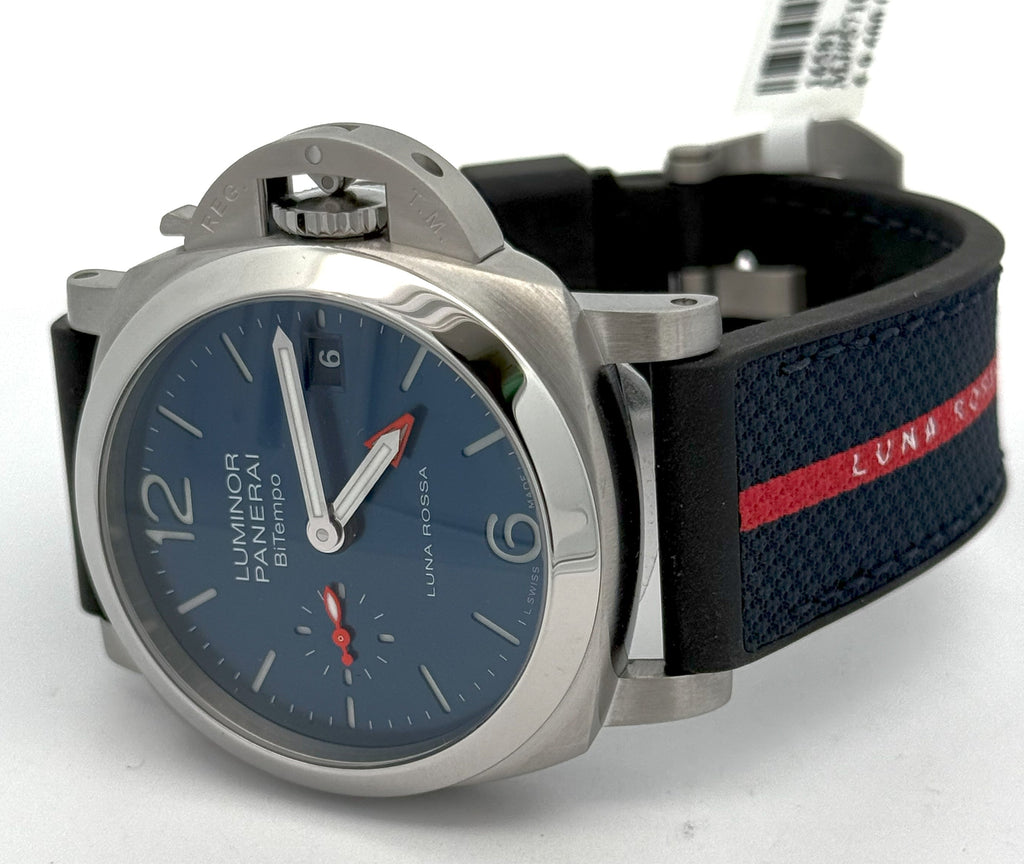 Panerai Luminor Quaranta BiTempo Luna Rossa - Pam 1404 - PAM1404 - Brand New!
