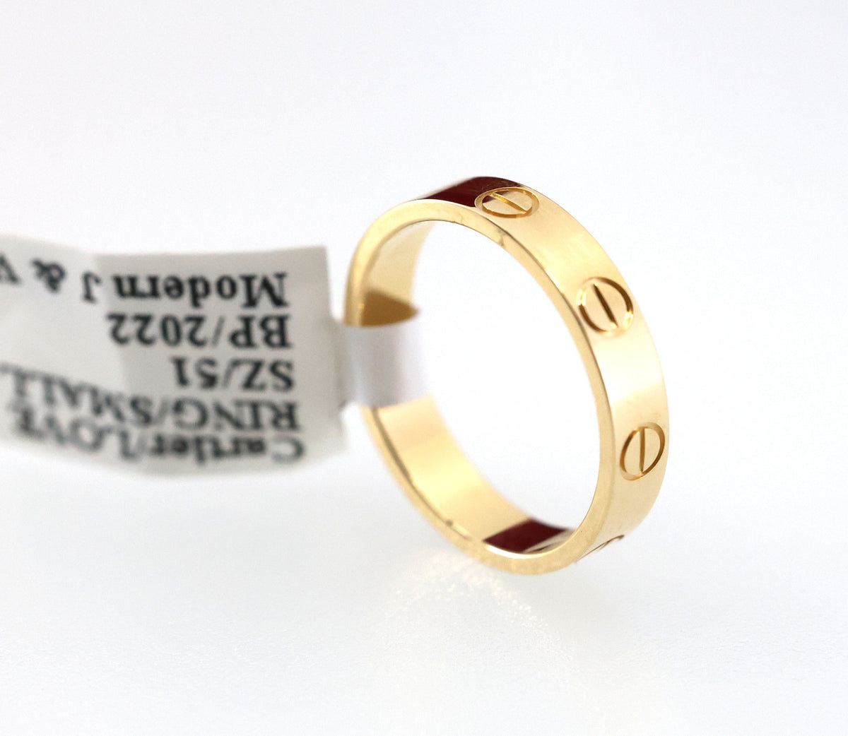 Cartier LOVE ring, small model, S108876 (Pre-owned)