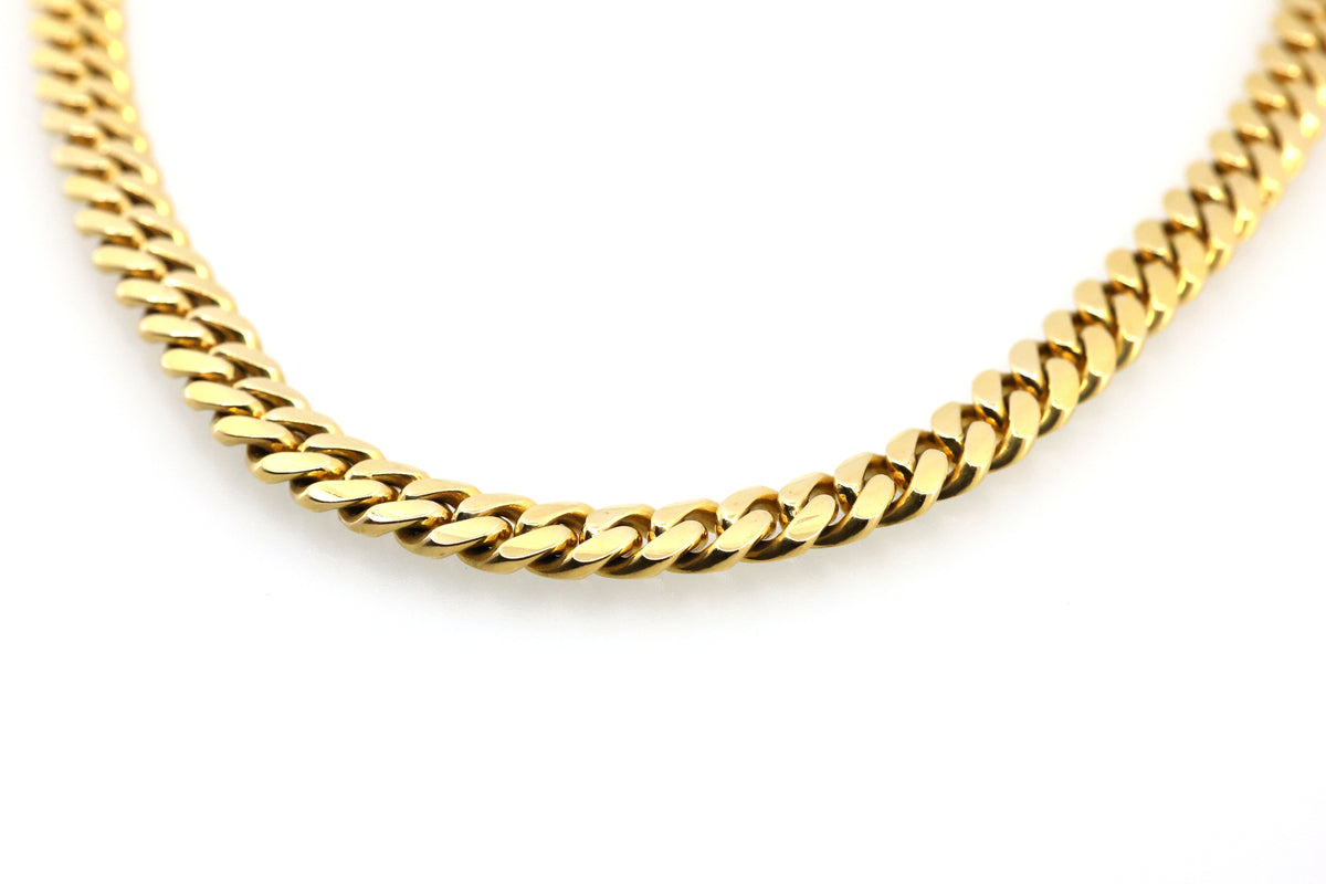 14k Yellow Gold Miami Cuban Men's Chain, 160.0gm, 25", S108903