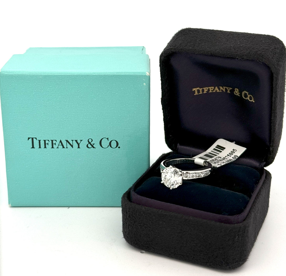 Tiffany & Co Platinum 1.51ct Round Diamond Engagement Ring H/VS1, S108479 (Pre-owned)