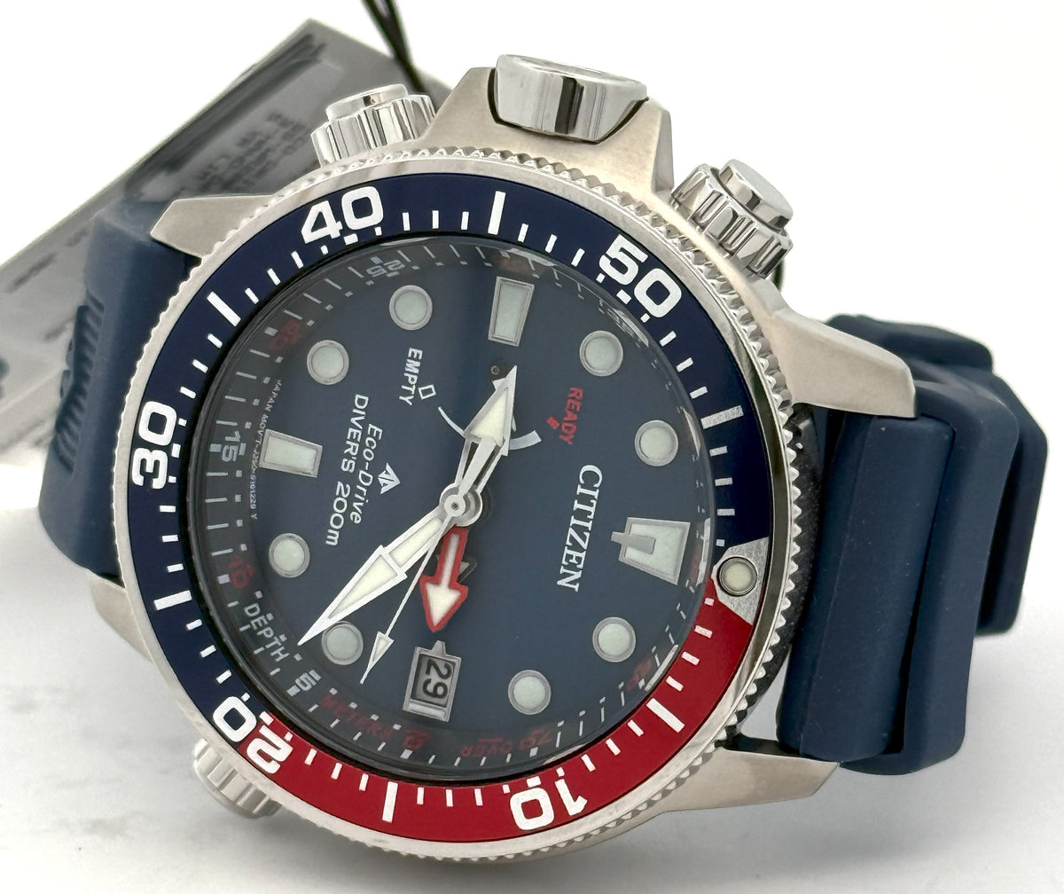 Citizen Promaster Aqualand Eco Drive 46mm Stainless Steel Watch BN2038-01L