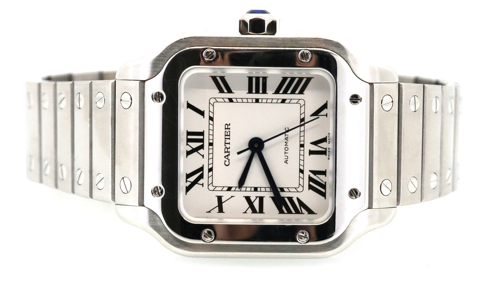 Cartier Santos WSSA0010 Medium Watch, S16894 (Pre-owned)