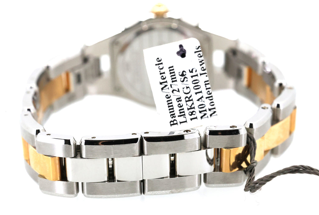 Baume & Mercier Linea 27mm MOA10015,18k Gold & Stainless Steel, S13681