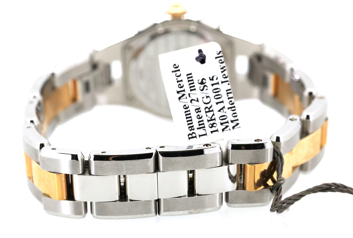 Baume & Mercier Linea 27mm MOA10015,18k Gold & Stainless Steel, S13681
