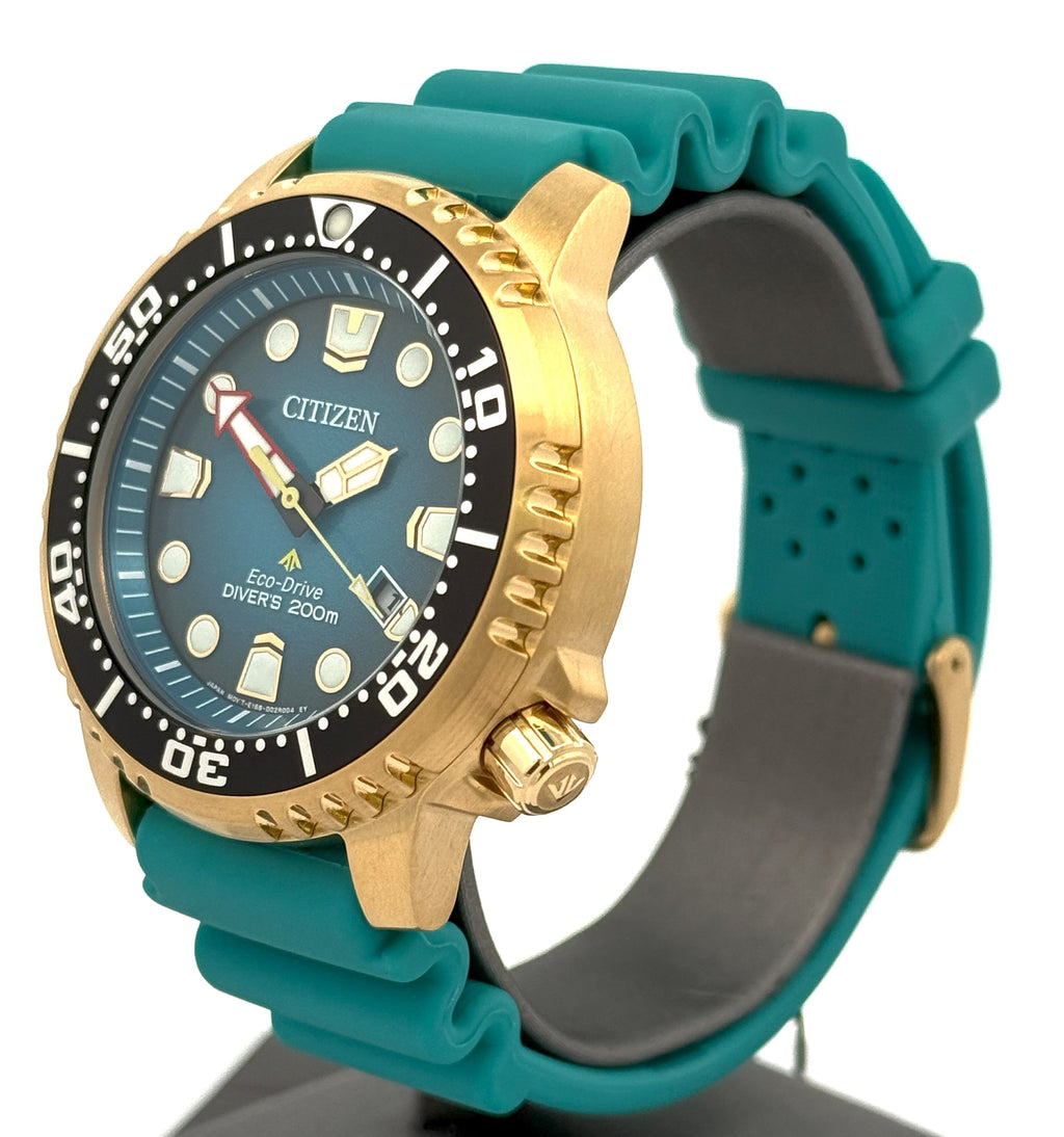 Citizen Promaster Dive Eco-Drive 44mm Gold Tone Watch,  BN0162-02X