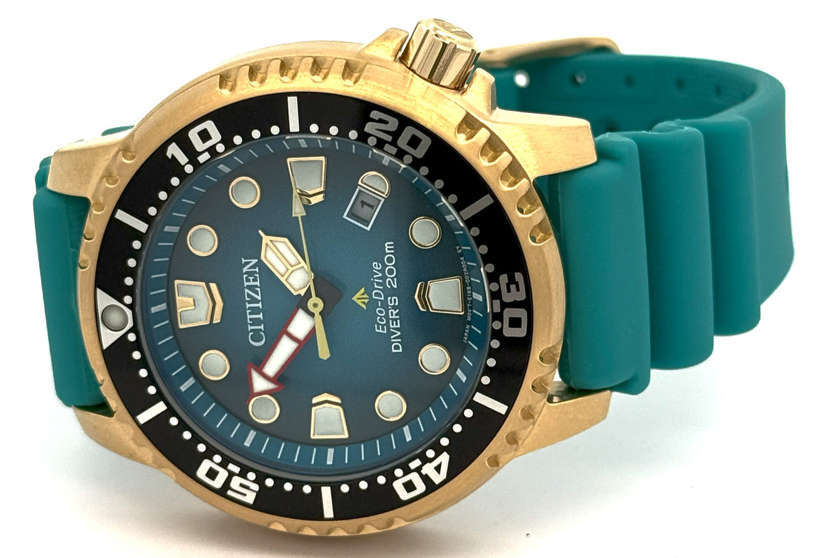 Citizen Promaster Dive Eco-Drive 44mm Gold Tone Watch,  BN0162-02X