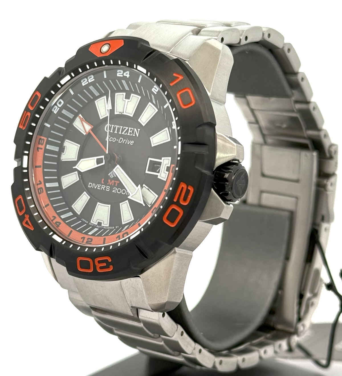 Citizen Promaster GMT 44mm Black Dial Stainless Steel Watch BJ7129-56E