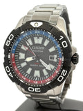 Citizen Promaster GMT 44mm Black Dial Stainless Steel Watch BJ7128-59E