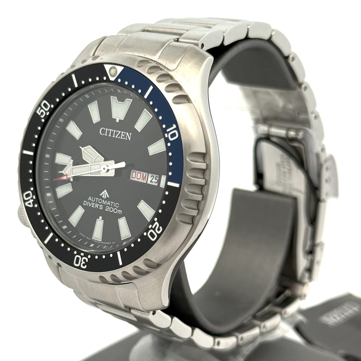 Citizen Promaster Dive Automatic 44mm Black Dial Stainless Steel Watch NY0159-57E