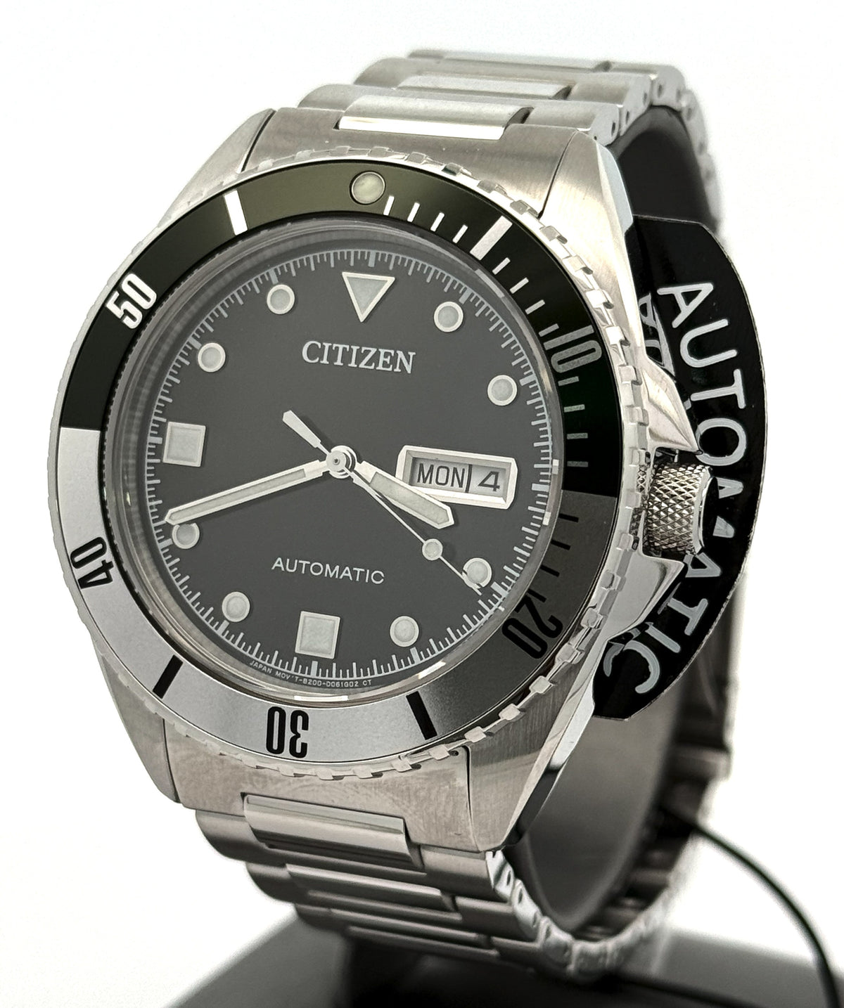 Citizen Sport Automatic Stainless Steel Black dial 42mm Watch, NH7531-50E