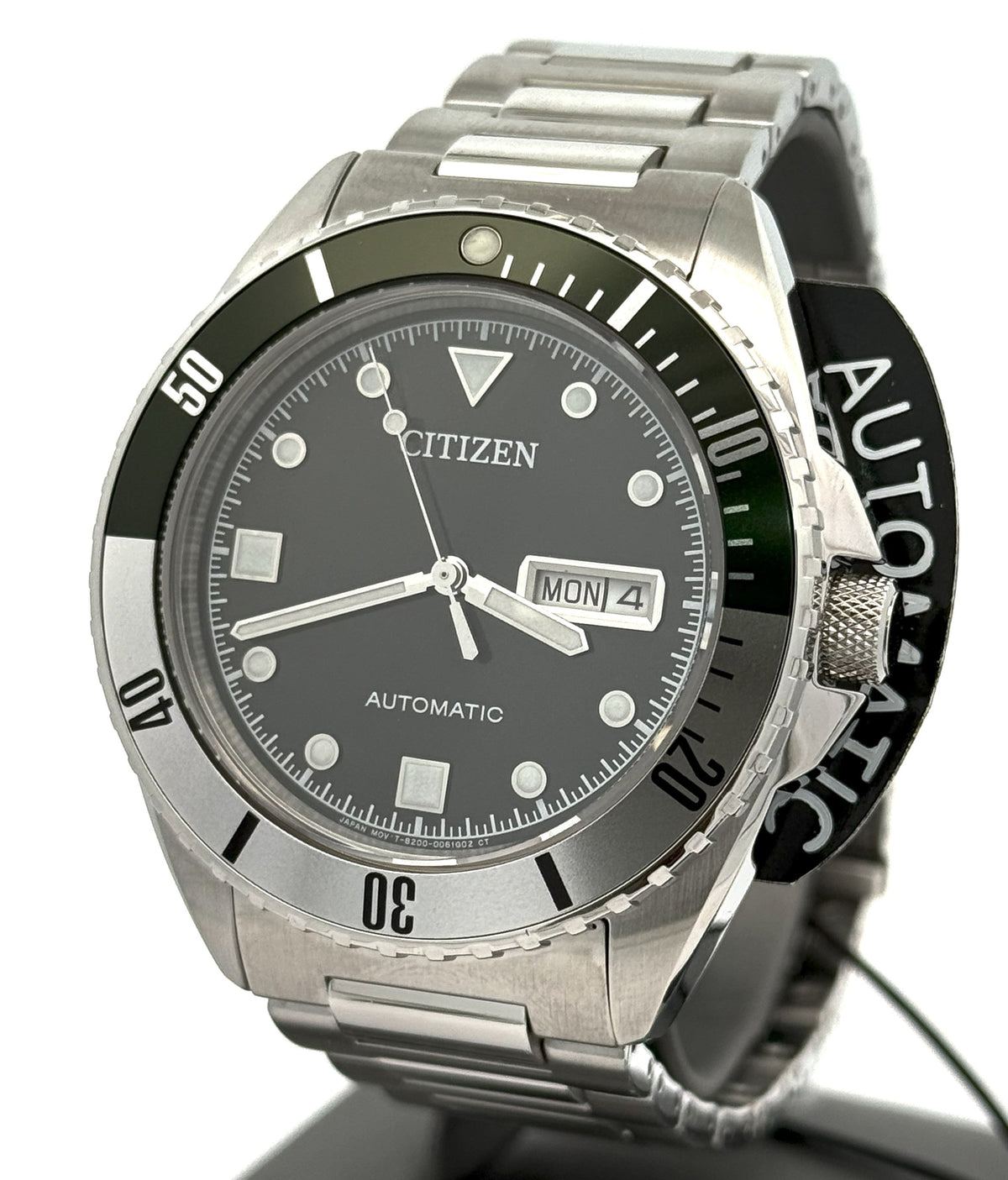 Citizen Sport Automatic Stainless Steel Black dial 42mm Watch, NH7531-50E