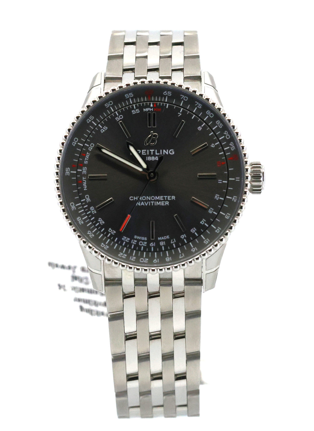 Breitling Navitimer Automatic 36mm A17327381B1A1 Grey Dial Watch, S16930