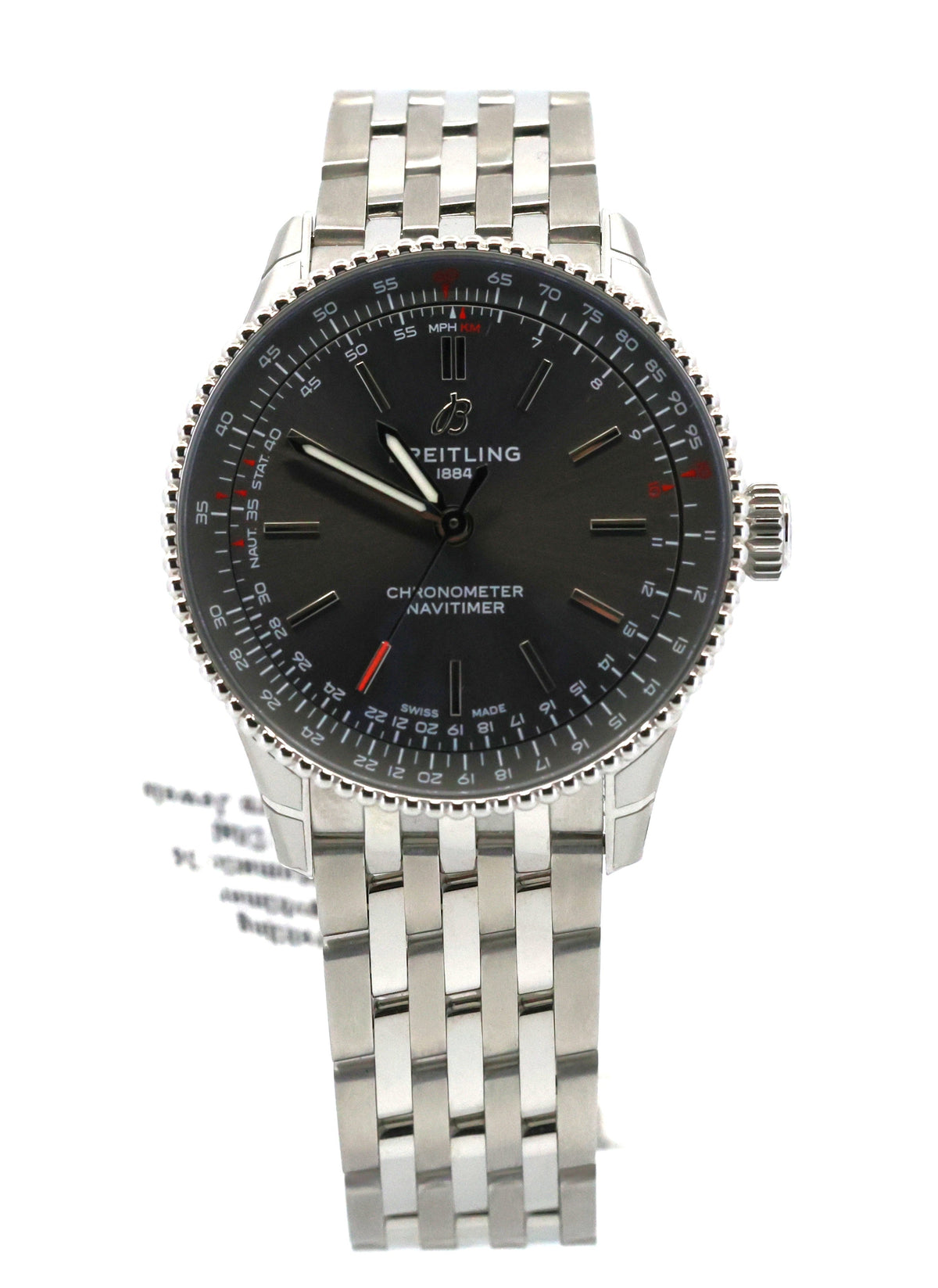 Breitling Navitimer Automatic 36mm A17327381B1A1 Grey Dial Watch, S16930