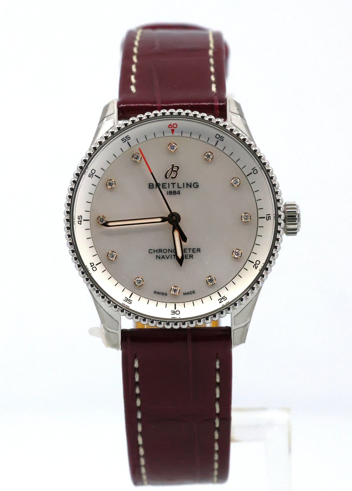 Breitling Navitimer 32mm A77320E61A2P2 MOP Dial Ladies Watch, S16933