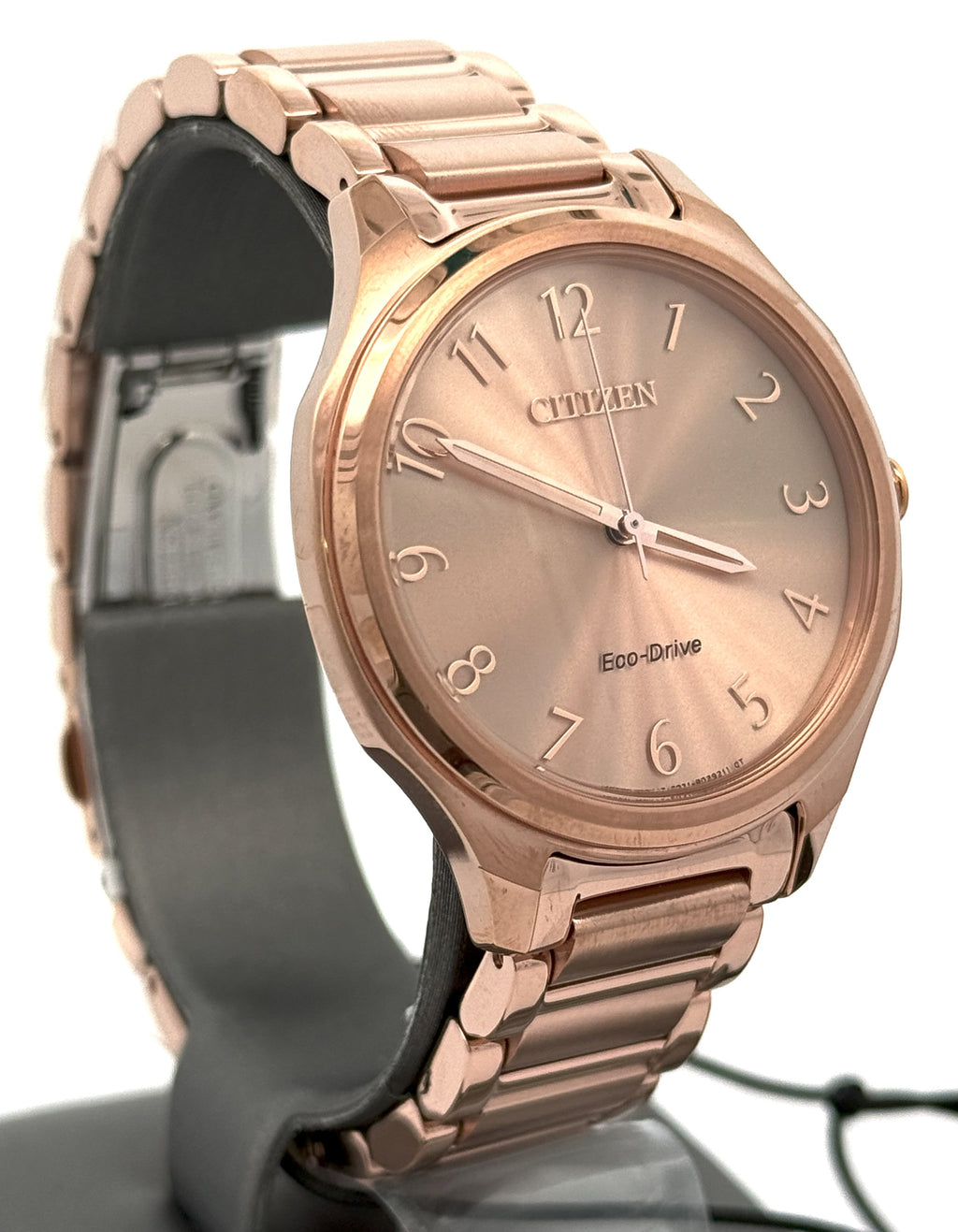 Citizen Weekender Eco Drive 35mm Stainless Steel pink dial Watch, EM0758-58X