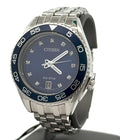 Citizen Carson blue dial 35mm Stainless Steel Watch, FE6160-57L