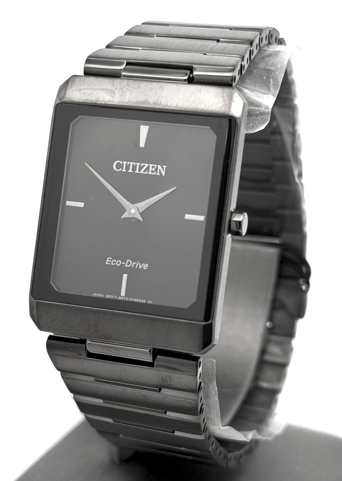 Citizen Stiletto Eco Drive Stainless Steel Black dial 28mm Watch, AR3107-57E
