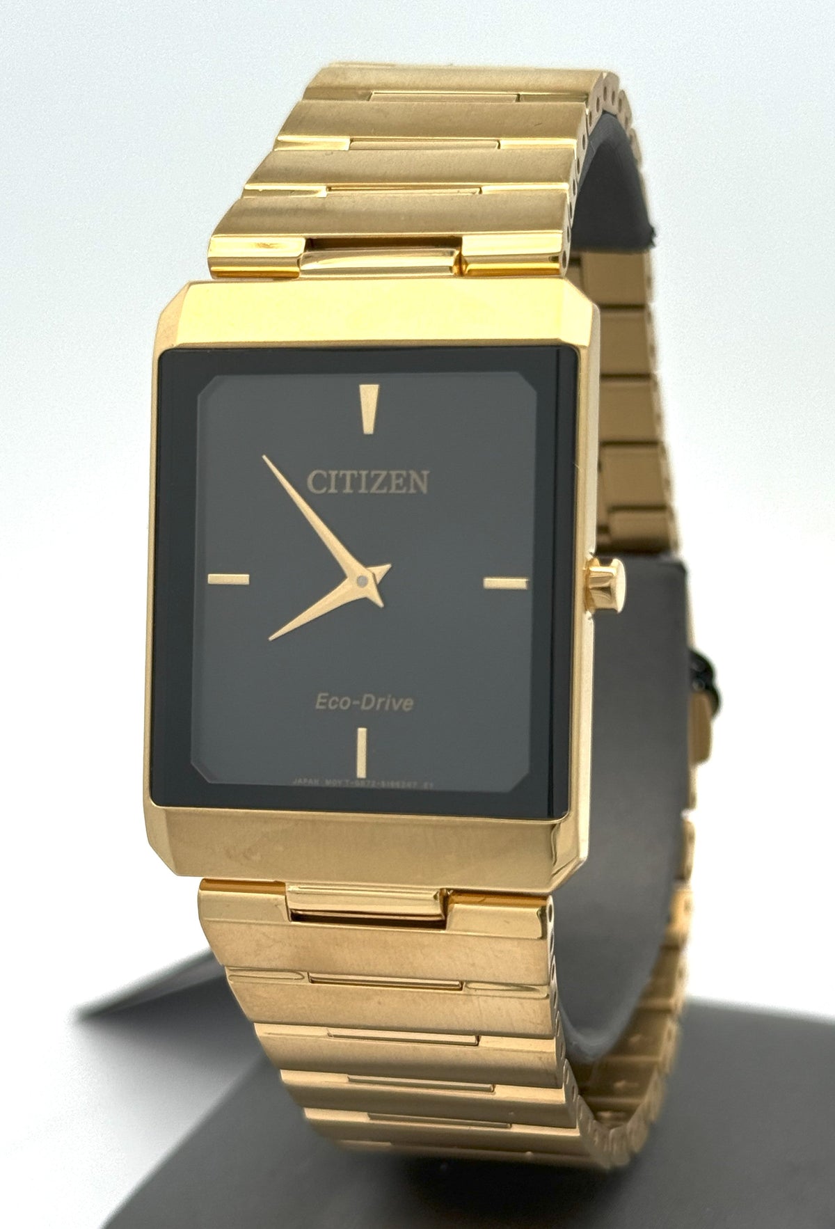 Citizen Stiletto Eco Drive Stainless Steel black dial 28mm Watch, AR3102-51E