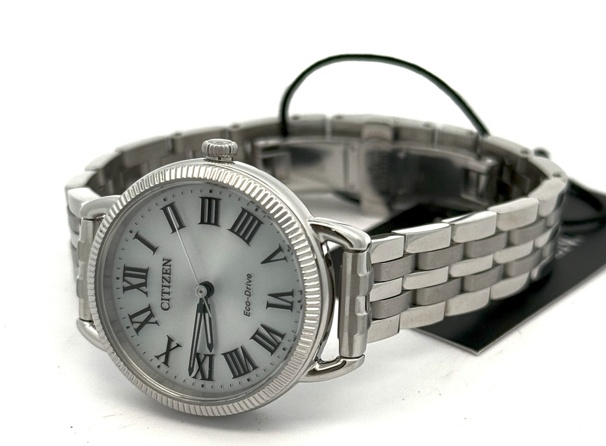 Citizen Classic Coin Edge 29 MM Stainless Steel Ladies Watch, EM1050-56A