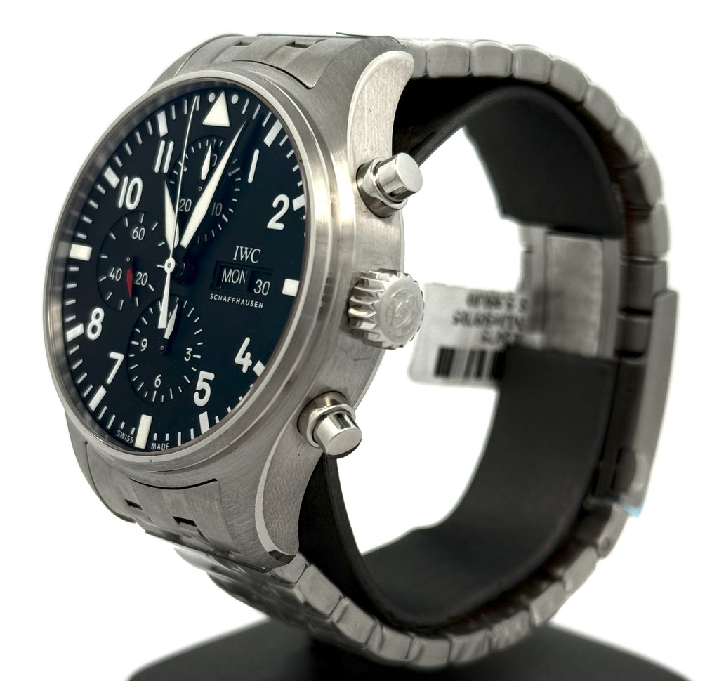 IWC Pilot’s Watch Chronograph 43MM BLACK DIAL - IW377710, S12475