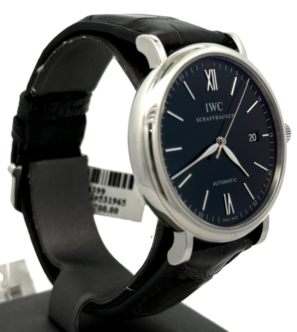 IWC Portofino Automatic Watch 40MM Black DIAL - IW356502, S14399
