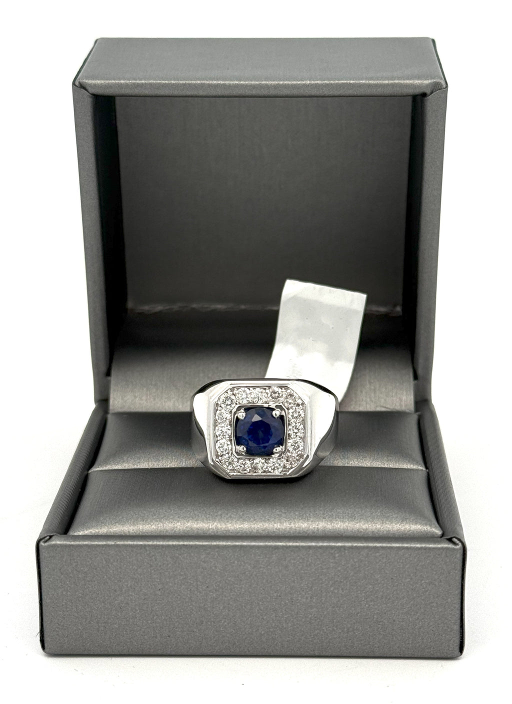 14k White Gold 1.75 CT Diamond Men's Ring, S108586