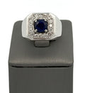 14k White Gold 1.75 CT Diamond Men's Ring, S108586