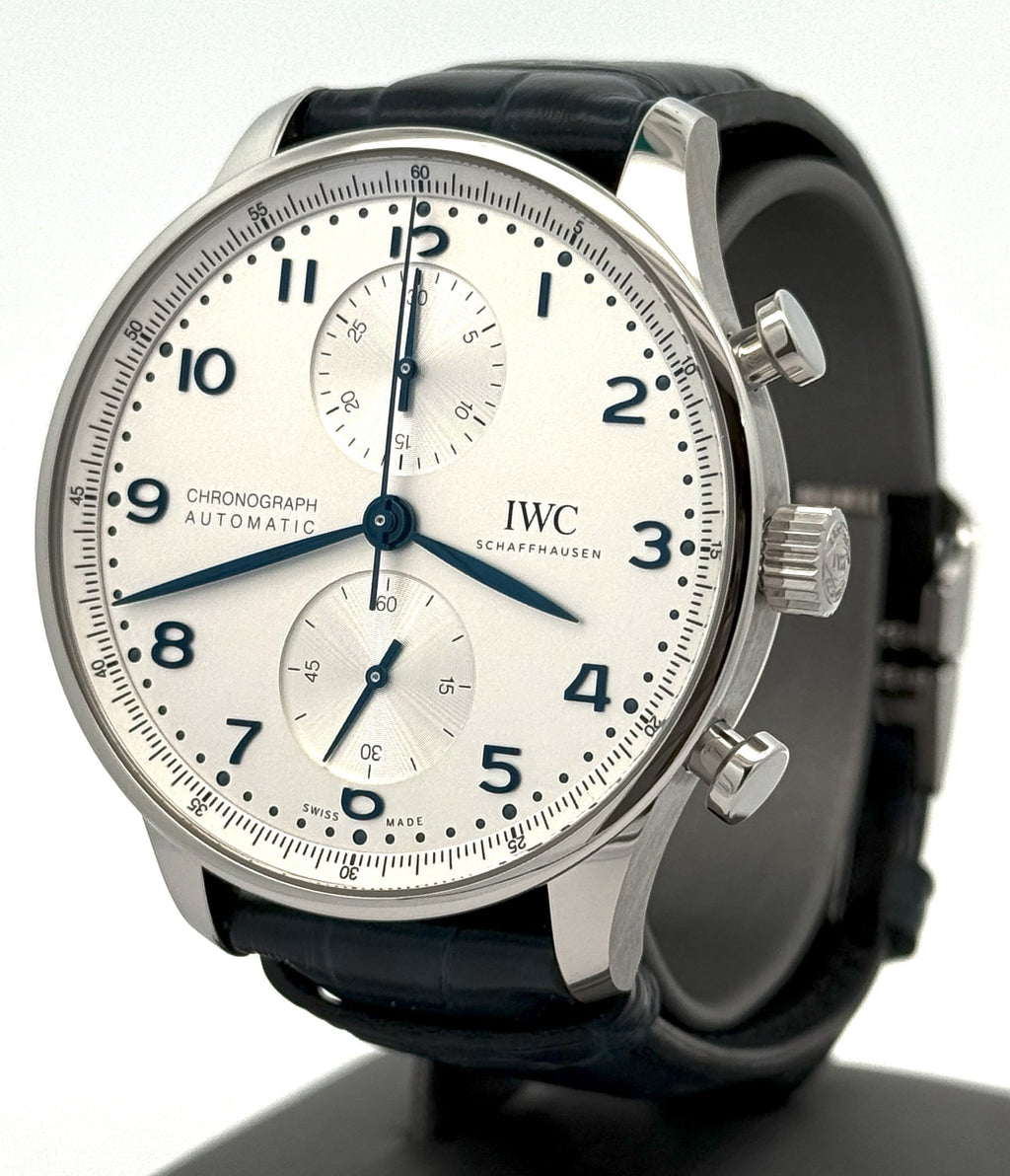 IWC Portugieser Chrono Automatic 41 mm Watch - White Dial - IW371605
