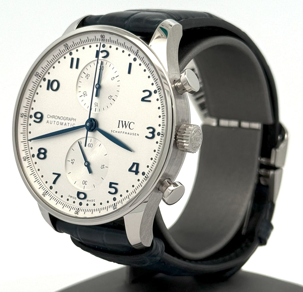 IWC Portugieser Chrono Automatic 41 mm Watch - White Dial - IW371605