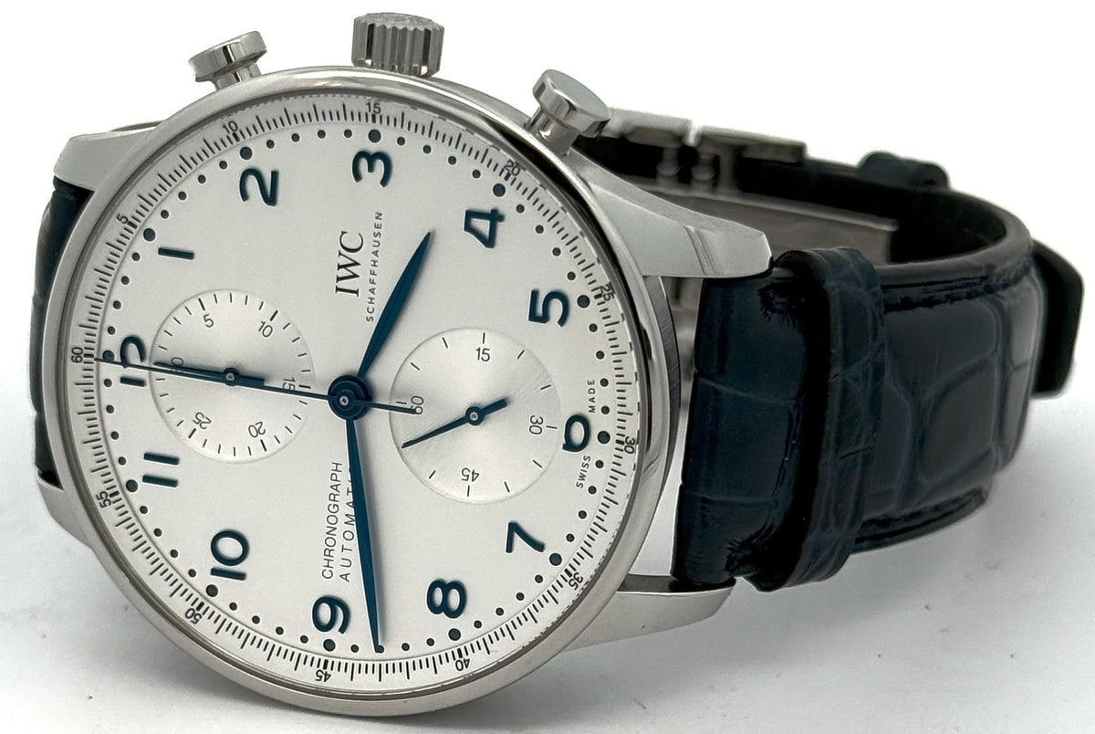 IWC Portugieser Chrono Automatic 41 mm Watch - White Dial - IW371605