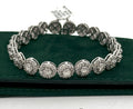 14k White Gold 8.50 CT Diamond Tennis Bracelet, 20.5g, 7.5", S107271