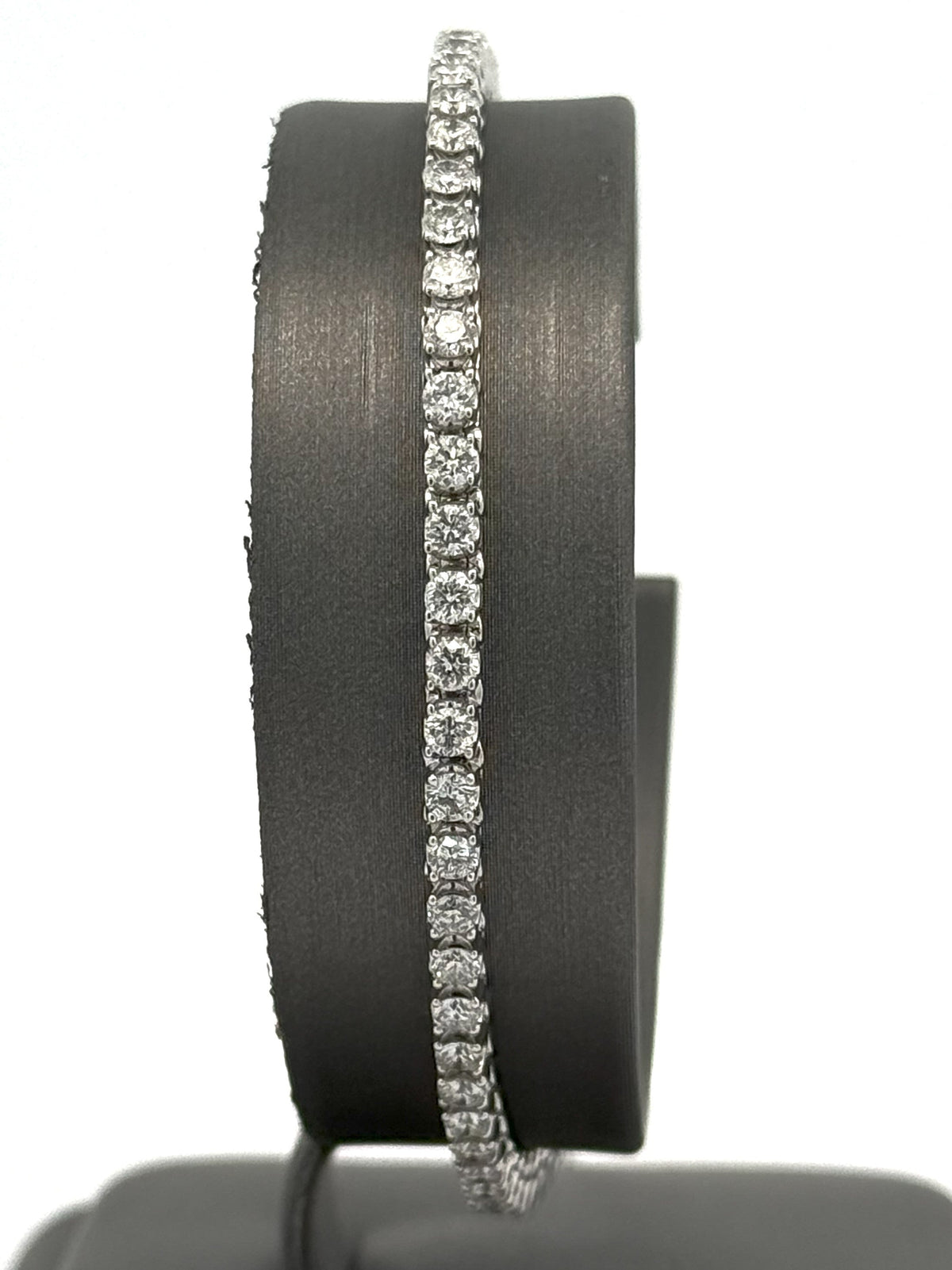 14k White Gold 3.50 CT Diamond Tennis Ladies Bracelet, 11.0g, 7", S15691