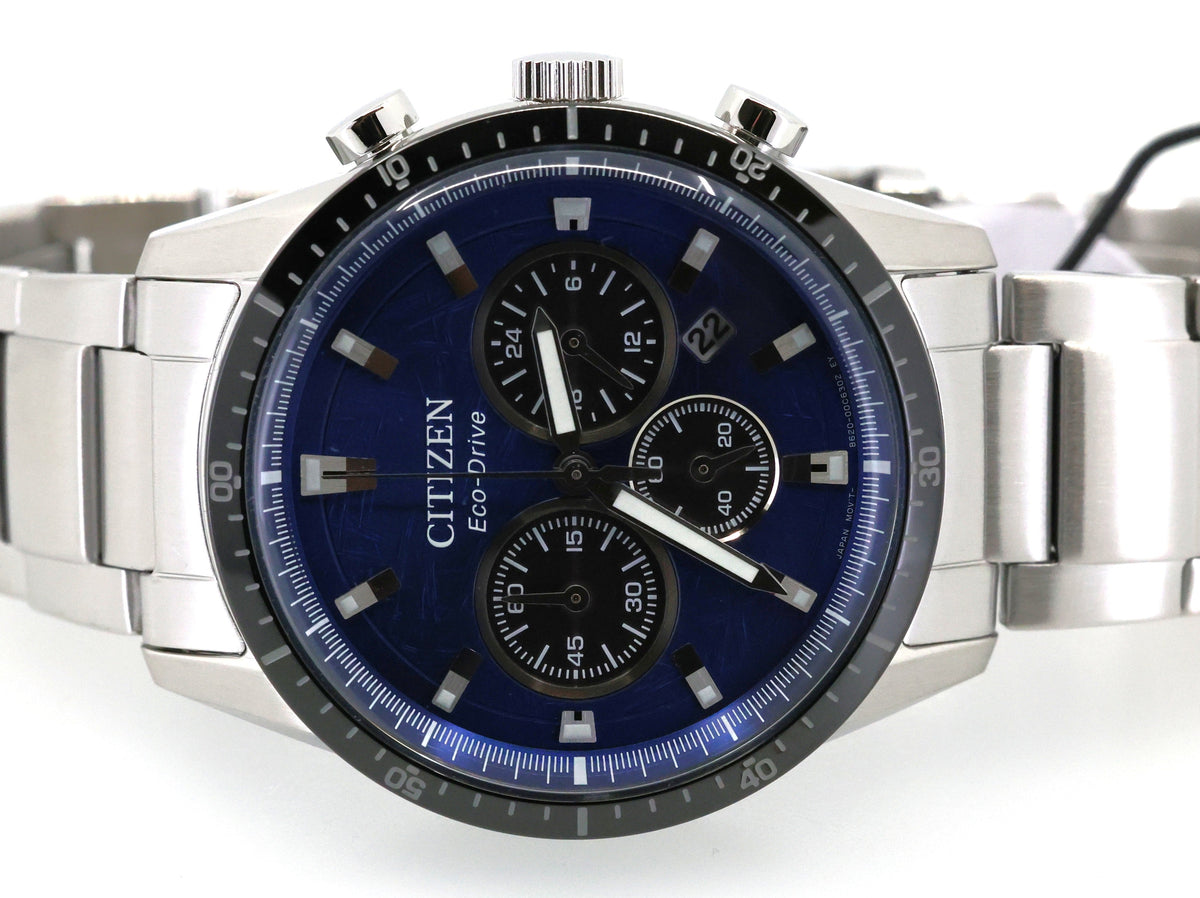 Citizen CA4624-56L Eco-Drive Chronograph 39mm Men's Watch, Box/Card