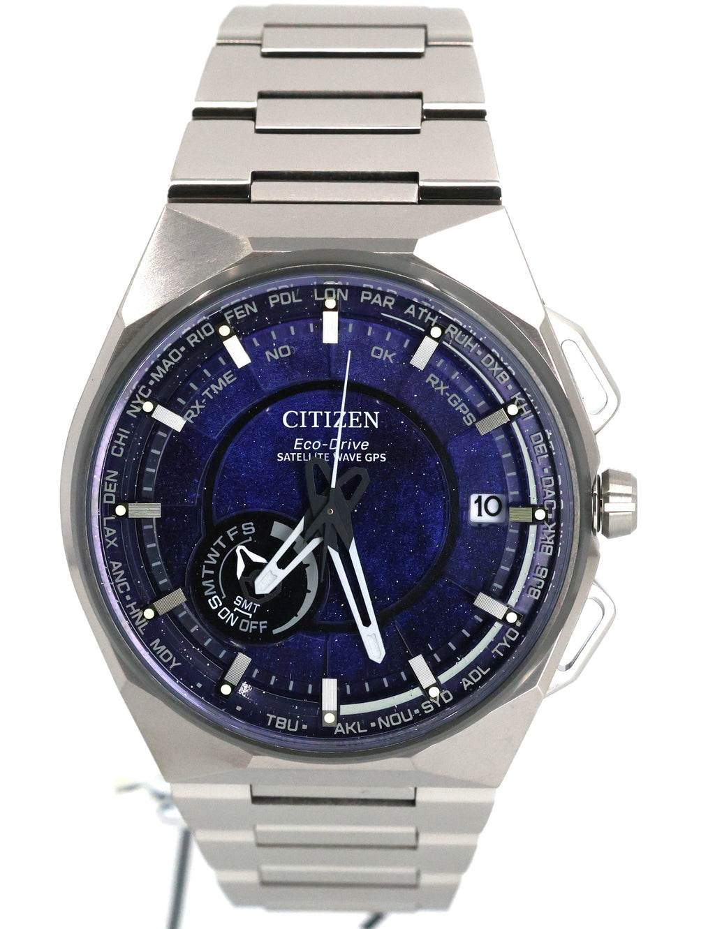 Citizen CC3097-52L Satellite Wave X GPS Super Titanium Blue Dial, Box/Card