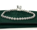 14k White Gold 2.75 CT Diamond Tennis Ladies Bracelet, 11.3g, 7.25"