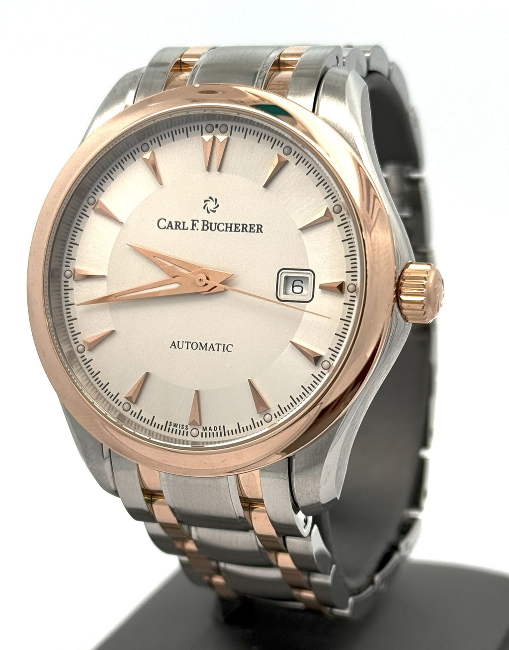 Carl F. Bucherer Manero Autodate Automatic Silver Dial Men's Watch 00.10915.07.13.21 (Pre-owned)