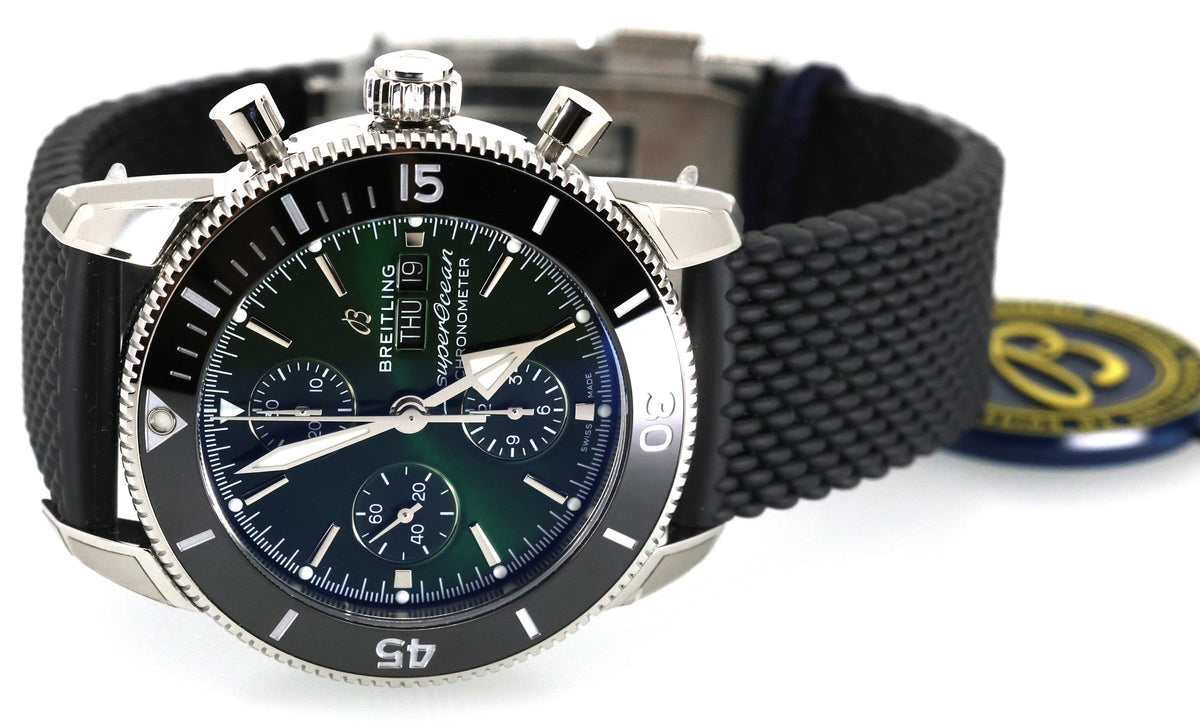 Breitling Superocean Heritage Chronograph 44mm Green Dial, A13313121L1S1, S17043