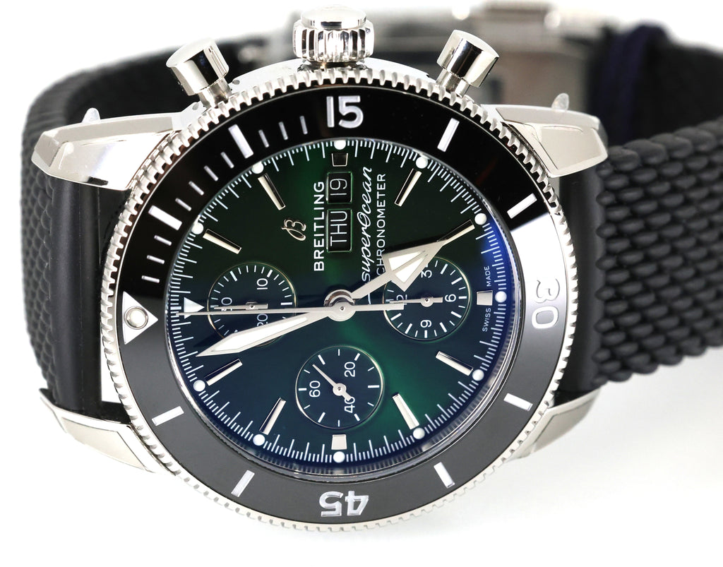 Breitling Superocean Heritage Chronograph 44mm Green Dial, A13313121L1S1, S17043