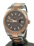 Pre-Owned Rolex Datejust 41mm, 2 tone 18k Rose Gold Watch, 126331, S107112