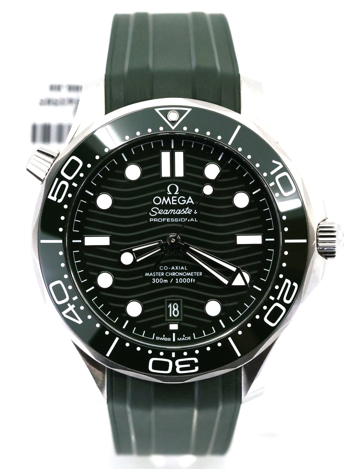 Omega Seamaster Diver 300M Green Dial 42mm, 210.32.42.20.10.001, S17072 (Pre-owned)
