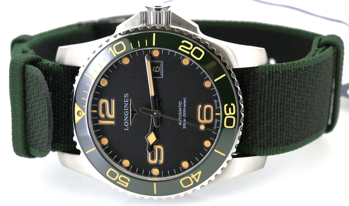 Longines HydroConquest GMT 41mm Men's Watch, L3.781.4.05.2, L37814052