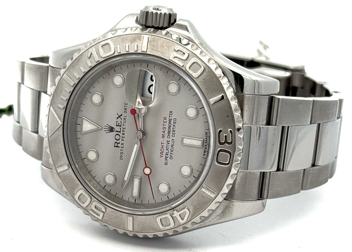 Pre-Owned Rolex Yacht-Master 116622 Platinum Bezel 40mm Watch, S108139
