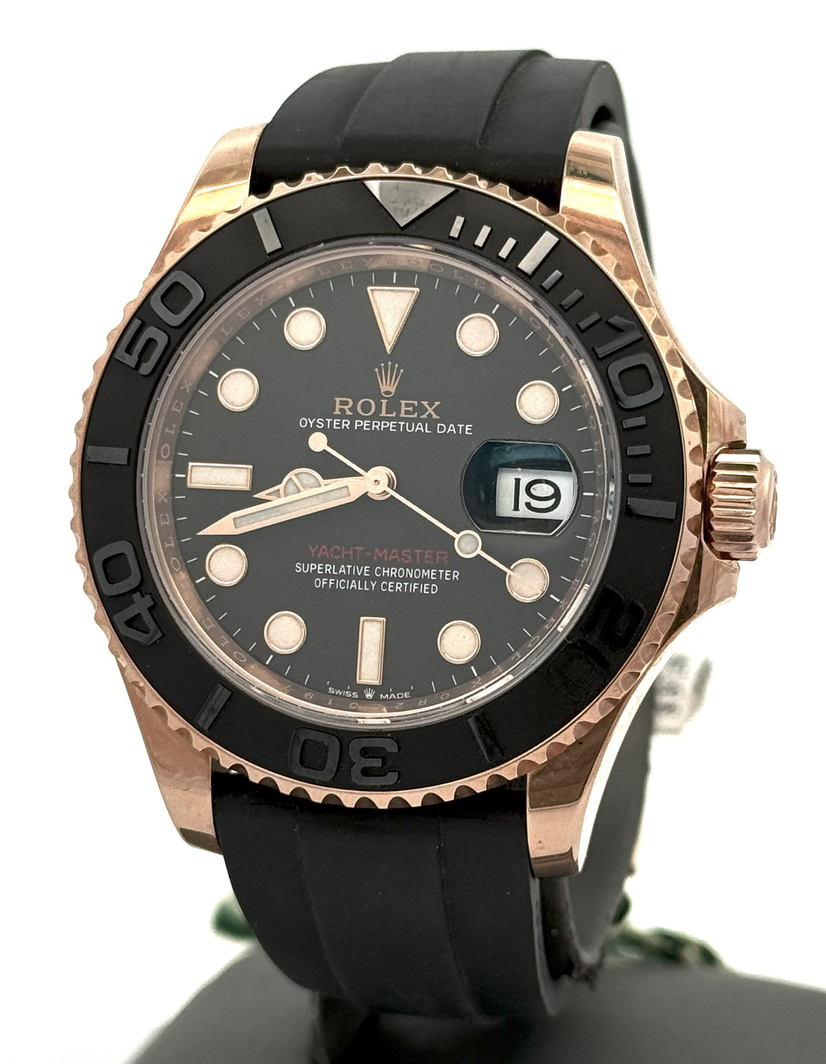 Pre-Owned Rolex Yacht-Master 126655 Rose Gold 40mm Watch, S15204