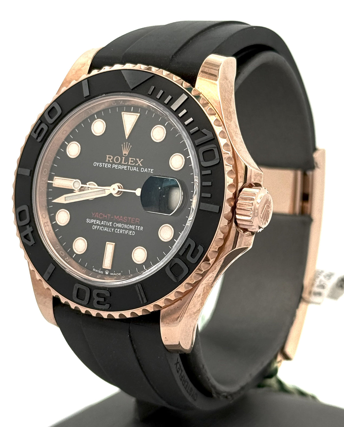 Pre-Owned Rolex Yacht-Master 126655 Rose Gold 40mm Watch, S15204