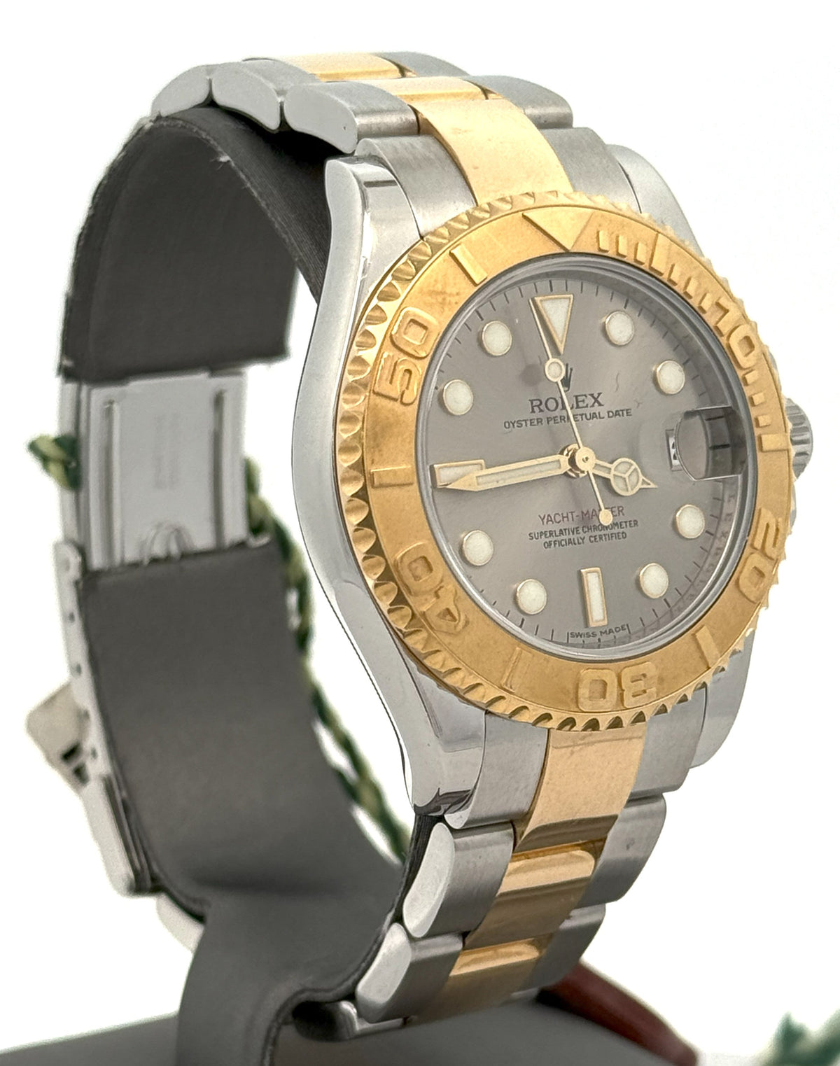 Pre-Owned Rolex Yacht-Master 168623 Yellow Gold & Steel 35mm Midsize Watch, S106789