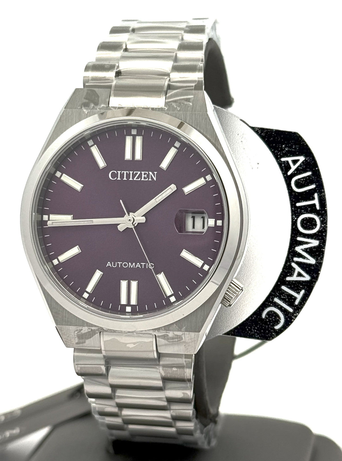 Citizen TSUYOSA Automatic Stainless Steel Purple dial 37mm Watch, NJ0200-50W