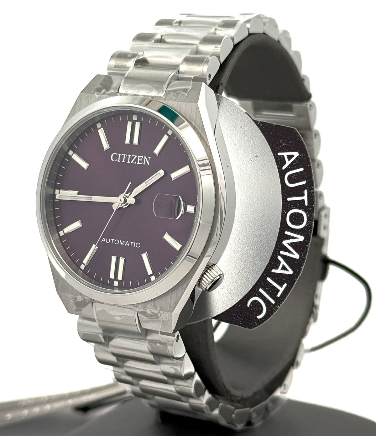 Citizen TSUYOSA Automatic Stainless Steel Purple dial 37mm Watch, NJ0200-50W